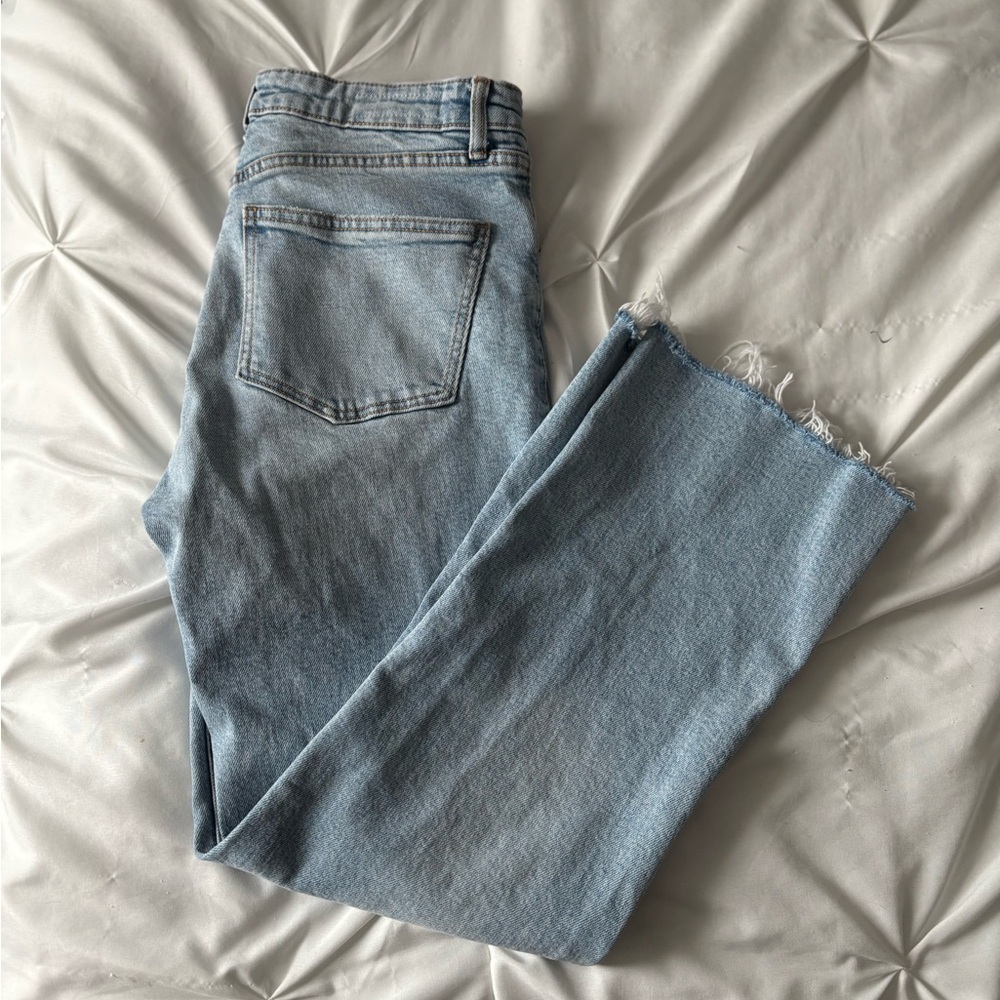 Zara Straight-Leg Jeans Size 4 - Picture 4 of 7